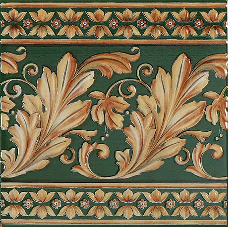 Бордюр MAJESTY VERDE BOTELLA (20x20) 13503109191