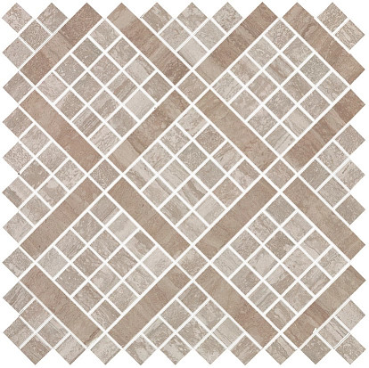 Мозаика Marvel Travertino Silver Diagonal Mosaic