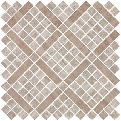 Мозаика Marvel Travertino Silver Diagonal Mosaic (30.5x30.5) 9MVB