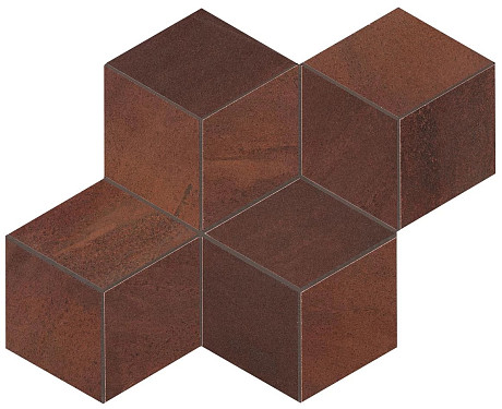 Мозаика Blaze Corten Mosaico Esagono Matt (30x35) A0UP
