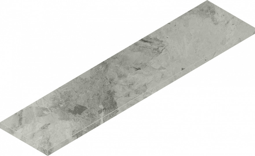 Ступень угловая левая Charme Extra Silver Scalino Sx 620070001007 (33x120) 620070001007