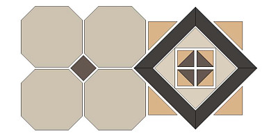 Мозаика ODESSA 1 SHEET (19.9x35)