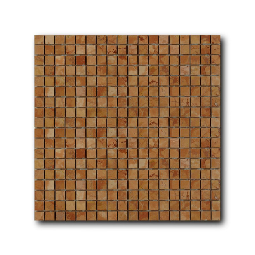 Мозаика из натурального камня Art Natura Marble Mosaic Rosso Verona mm-rossovero (15x15) mm-rossovero