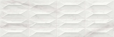 Керамическая Плитка Marazzi Marbleplay Wall 30x90 Marbleplay White Struttura Gem 3d Rett M4pc