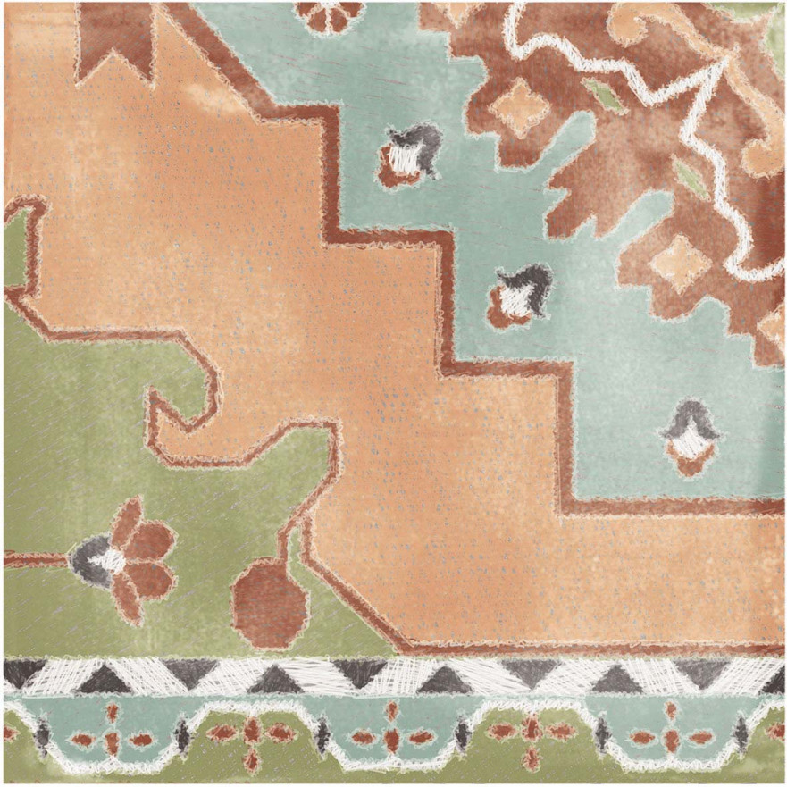 Керамогранит Play Carpet mix multicolor PF60003351 (20x20) PF60003351