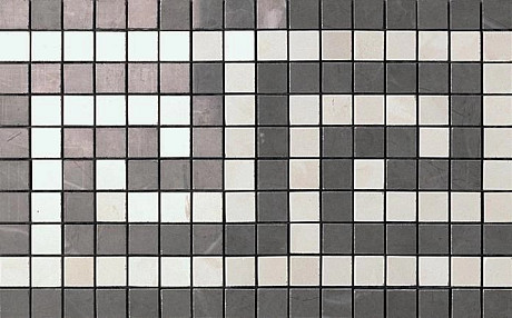 Мозаика Marvel Grey/Moon Greca Mosaico (18.5x30) ASM9