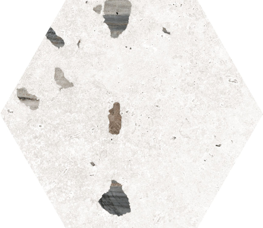Керамогранит Sonar White Hex 25 (22х25) F9654