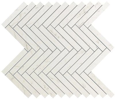 Мозаика Marvel Carrara Pure Herringbone Wall (30x30.5) 9SHC