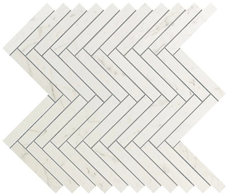 Мозаика Marvel Carrara Pure Herringbone Wall (30x30.5) 9SHC
