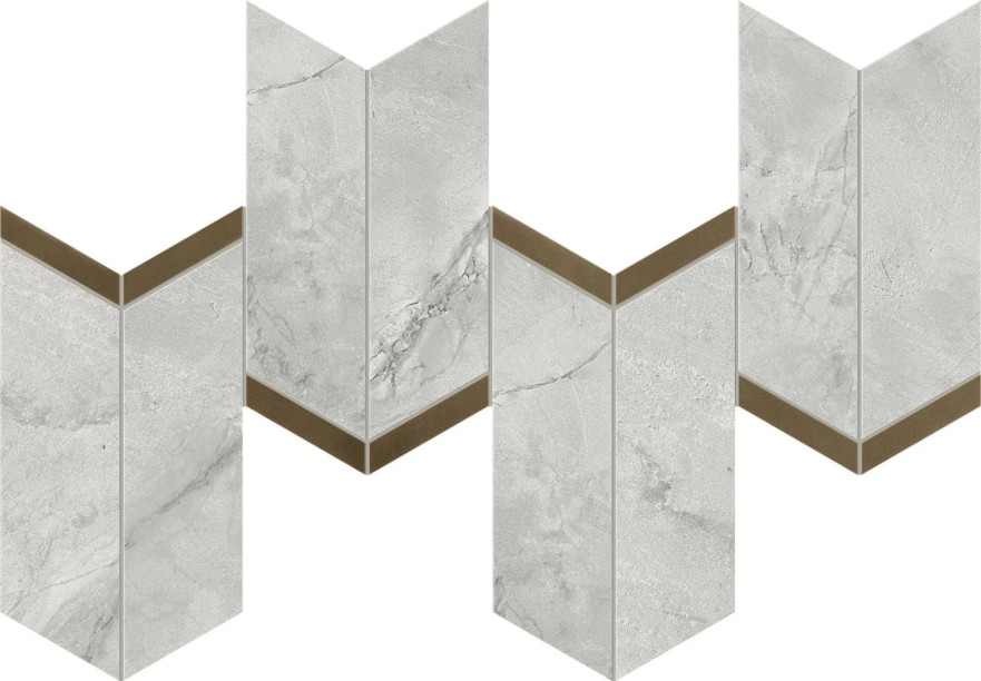 Marvel Grey Cloud  Mosaico Chevron Lappato AF8Z AF8Z