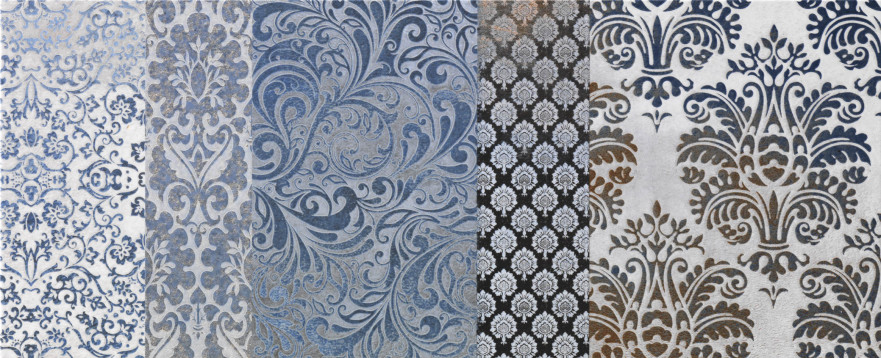 Керамическая плитка Sh529bc Shine Turchese Batik C (24х59) SH529BC