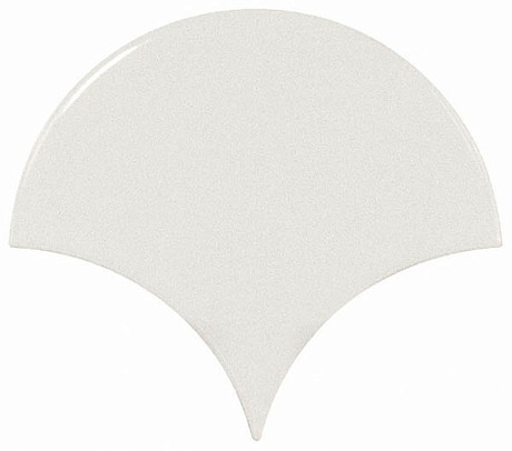 Керамическая плитка Scale Fan White (10.6x12) 21968
