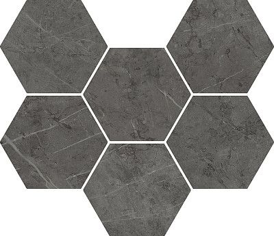 Мозаика Charme Evo Antracite Mosaico Hexagon 620110000050 (25x29)