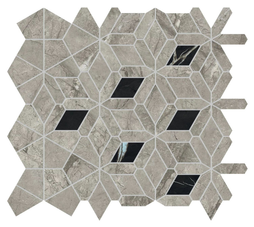 Мозаика Marvel Meraviglia Silver Majestic Diamond Lapp. AJQ7 (46.6x284.6) AJQ7