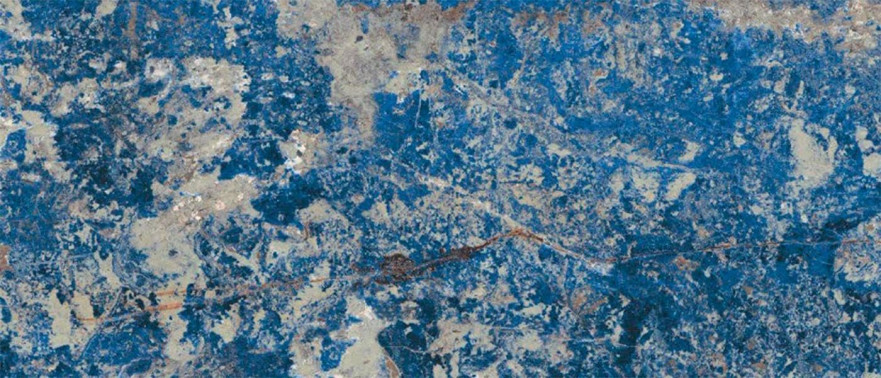 Керамогранит Bijoux Sodalite Bleu Glossy 6mm (120x280) 765702b 765702b