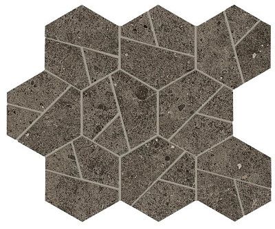 Мозаика Boost Stone Tobacco Mosaico Hex (25x28.5) A7C1