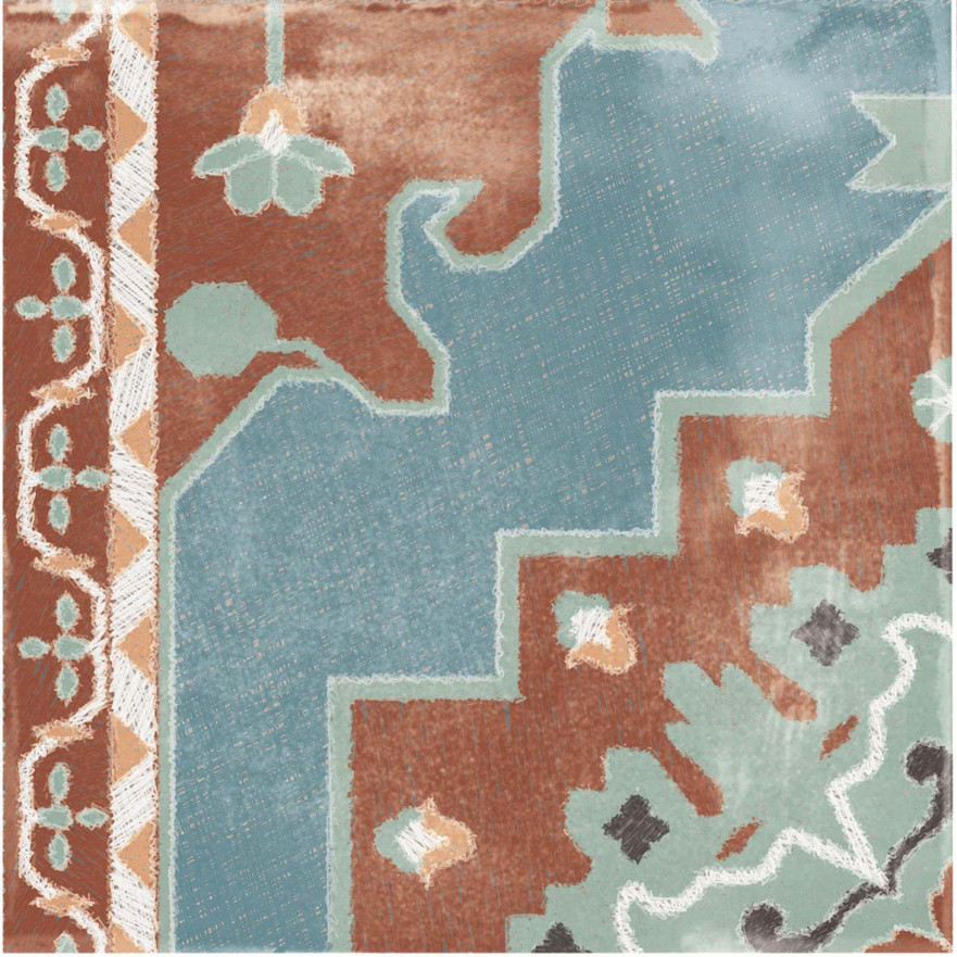 Керамогранит Play Carpet mix multicolor PF60003351 (20x20) PF60003351