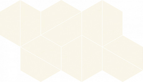 Мозаика White Trapezium (18x31.4) 620110000127