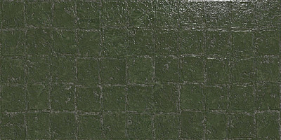Керамическая плитка Abstra Green Blocks Shiny 50x100