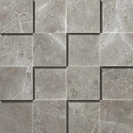 Мозаика Marvel Grey Fleury Mosaico 3D (30x30) ADQA