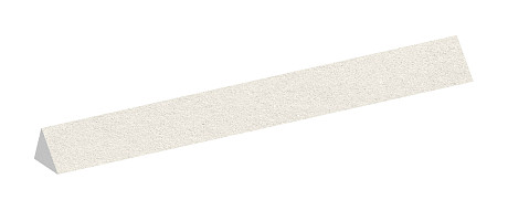 Бордюр 3D Wall Carve Field White Corner (1.4x40) A6OA
