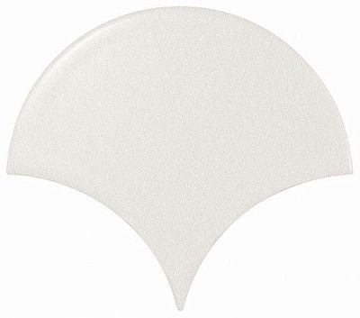 Керамическая плитка Scale Fan White Matt (10.6x12) 21977