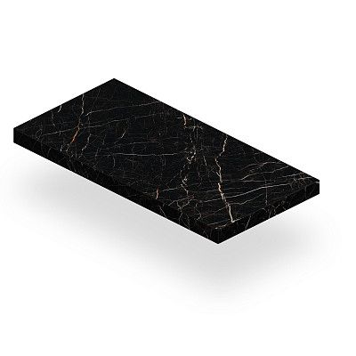 Ступень угловая левая Allure Imperial Black Scalino Angolare Sx Lp 620070001798 (33x80)