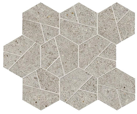 Мозаика Boost Stone Pearl Mosaico Hex (25x28.5) A7CY