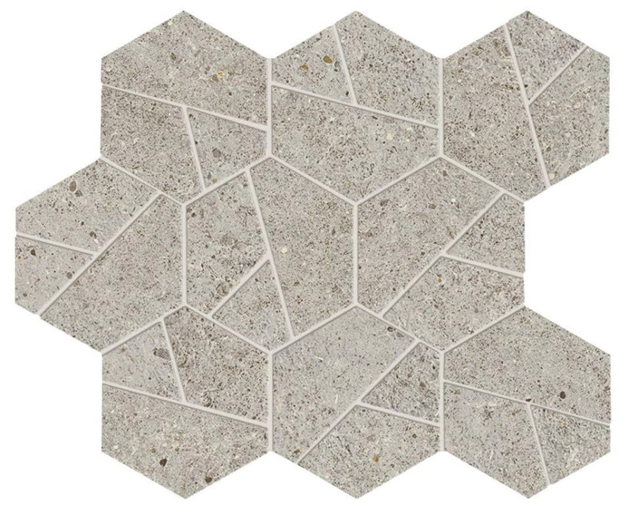 Мозаика Boost Stone Pearl Mosaico Hex (25x28.5) A7CY A7CY