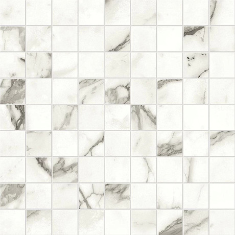 Мозаика Marvel Statuario Supremo MosaicoMatt (30x30) A415