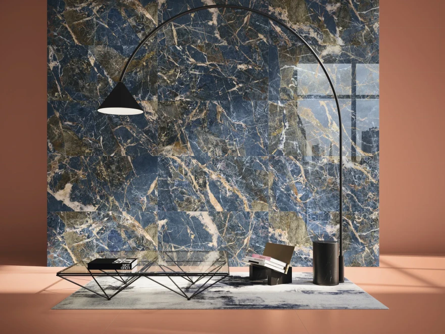 Керамогранит Icaro Blue Marble Pol Rect (120x280) A039588 A039588