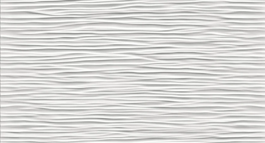 Керамическая плитка 3D Wave White Matt (30,5x56) 9D5W 9D5W