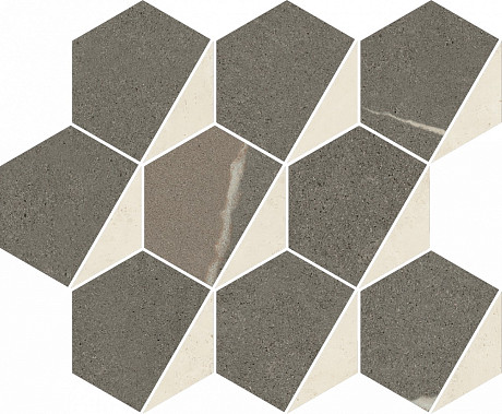 Мозаика Metropolis Mosaico Hexagon Warm 620110000160 (25.4x31)