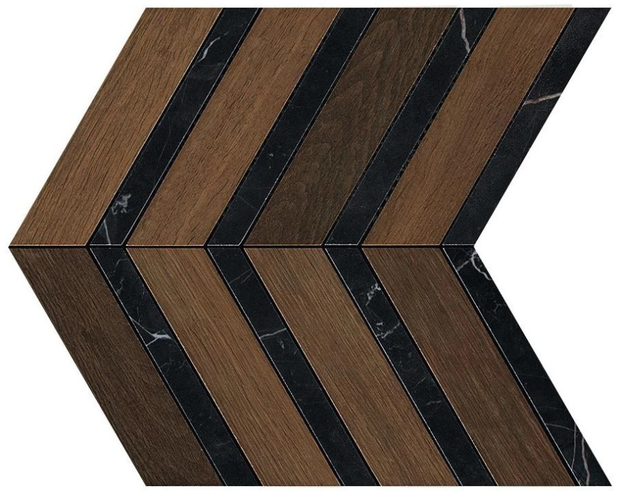 Heartwood Moka Marble Chevron 29,4x28,7 AOYI AOYI