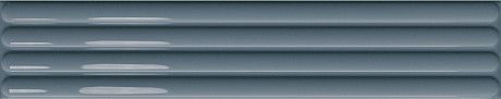 Керамическая плитка Plinto Out Blue Gloss 10,7*54,2