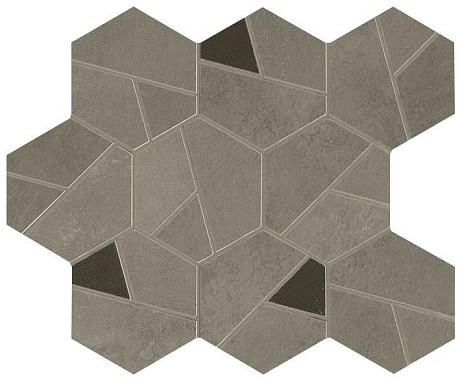 Мозаика Boost Pro Taupe Mosaico Hex Coffee (25x28.5) A0QP