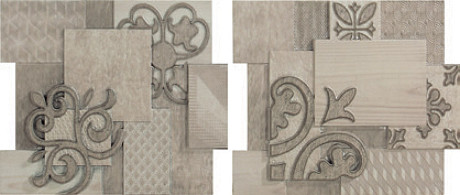 Декор 9516 Comp.ceniza gris sin fin II (23.2x19.9)