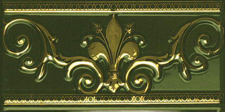 Бордюр CENEFA NOBLESSE VERDE BOTELLA 20*10 (10x20) S002059