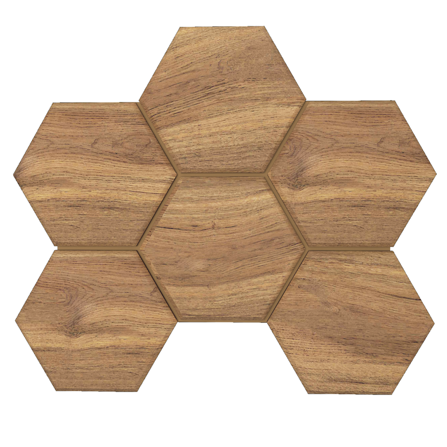 Мозаика SI02 Hexagon (25x28,5)x10 непол. SI 02