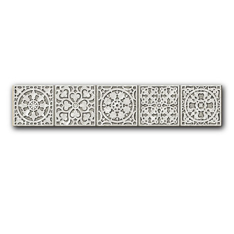 Бордюр Polis Domus Aurea Listello Aurea Platine 15984 (8.5x45) 15984