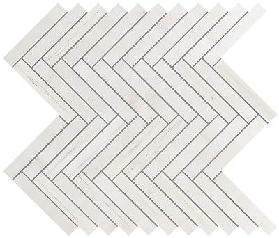 Мозаика Marvel Bianco Dolomite Herringbone Wall (30x30.5) 9SHD