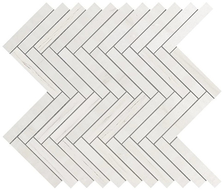 Мозаика Marvel Bianco Dolomite Herringbone Wall (30x30.5) 9SHD