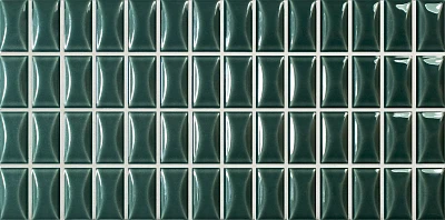 Керамическая плитка 3DB Bevel Emerald Gloss 12,5x25