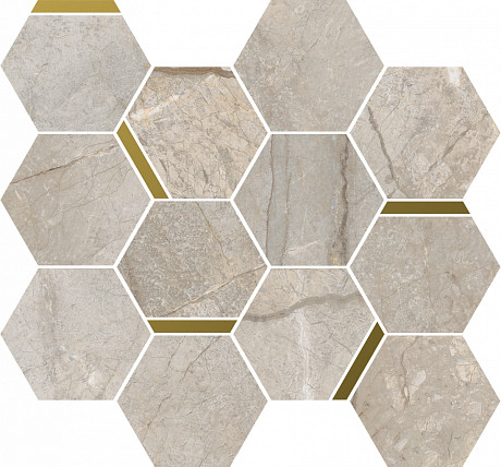 Мозаика Stellaris Elegant Silver Mosaico Chic (36.8x26.9) 620110000224