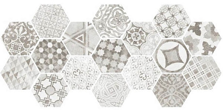 Керамогранит Hexatile Cement Garden Grey (17.5x20)