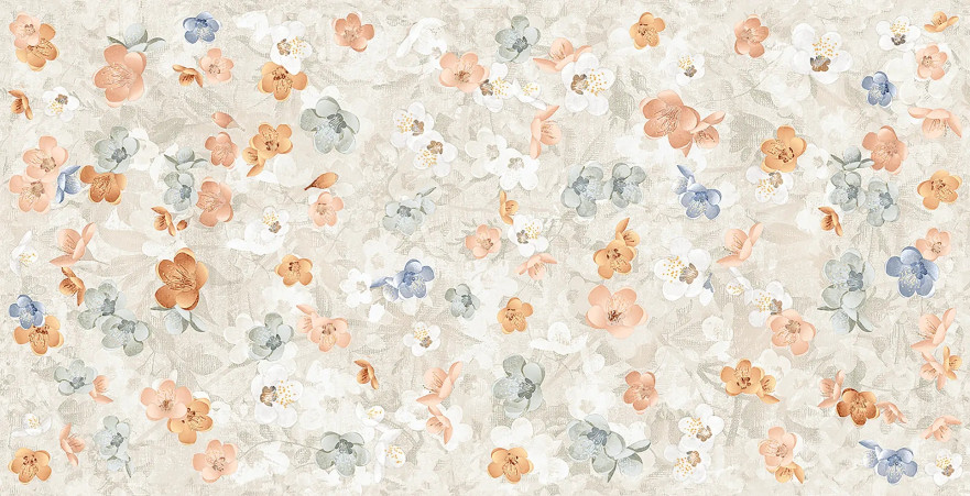 Керамогранит 05276 bloom White Nat/ret (60x120) 05276
