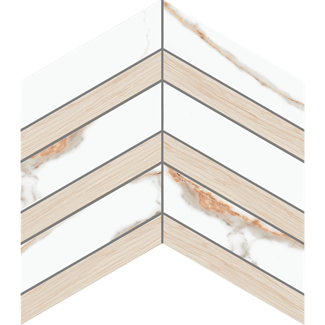 Мозаика SM03/SI03 Chevron (37,5x29x10) непол.