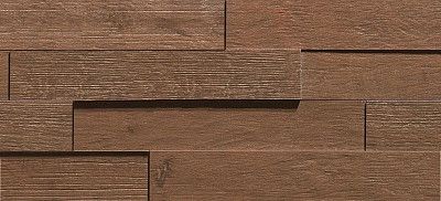 Мозаика Axi Dark Oak Brick 3D (20x44) AMWF