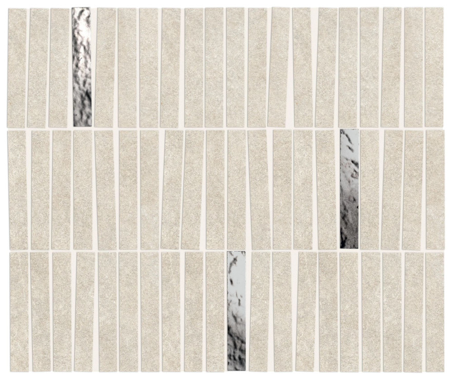 Мозаика Boost Mineral White Mosaico Domino Lux AIHG (35x29,2) AIHG AIHG