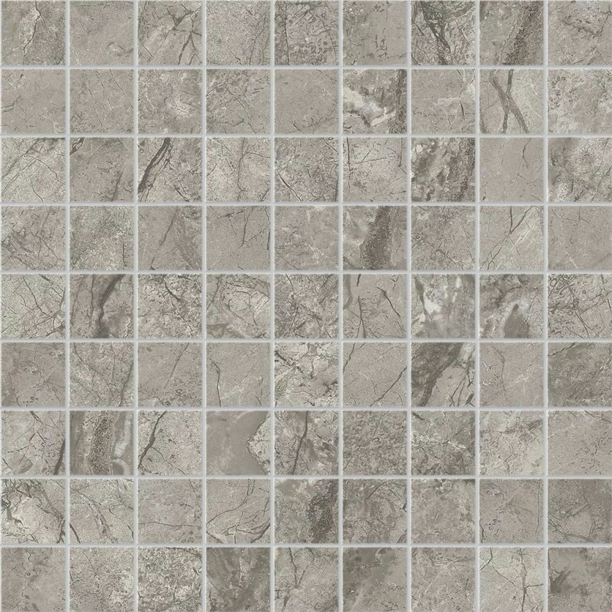 Мозаика Marvel Meraviglia Silver Majestic Mosaico AJQA (30x30) AJQA AJQA